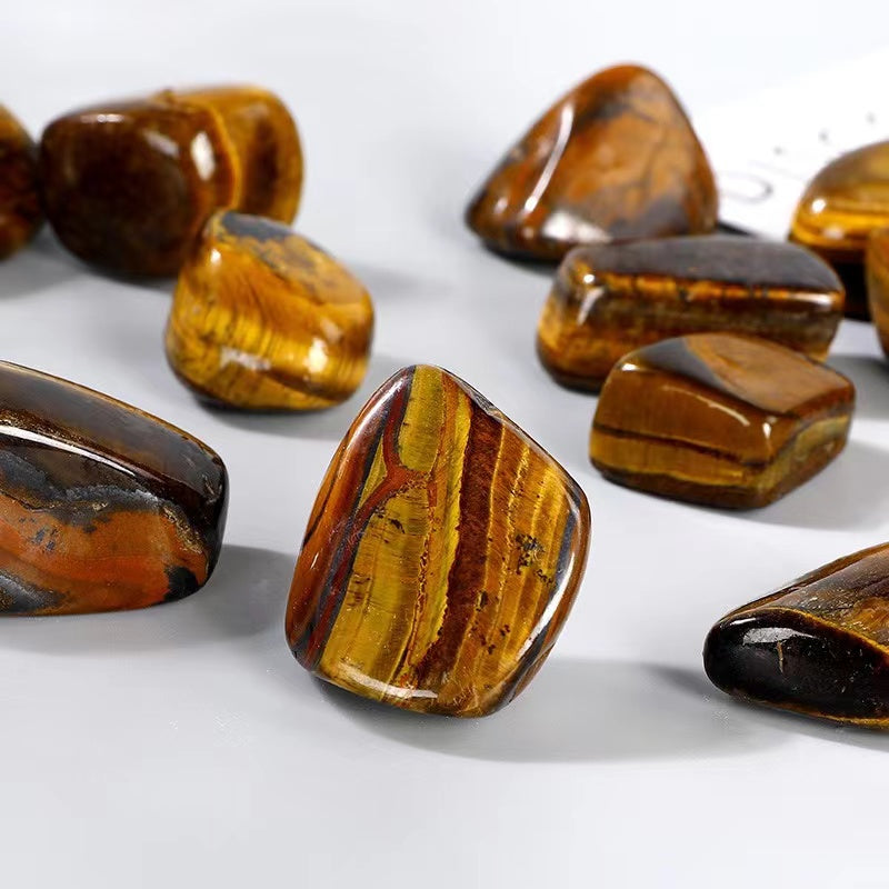 Natural crystal particle polished 2-3CM stone tiger eye stone diffuser stone decoration